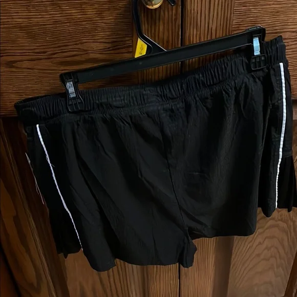 Avia Black Athletic Shorts with White Trim - Picture 7 of 7